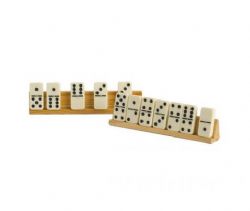 // SUPPORT EN BOIS POUR DOMINOS (2X)